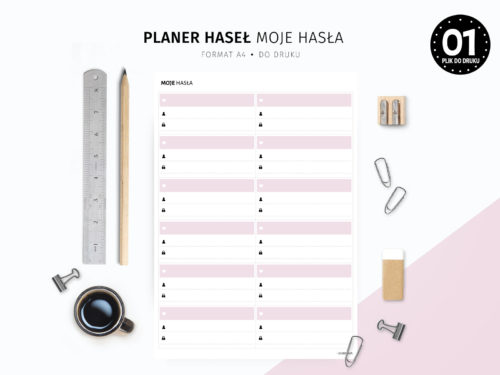 Planer haseł do druku