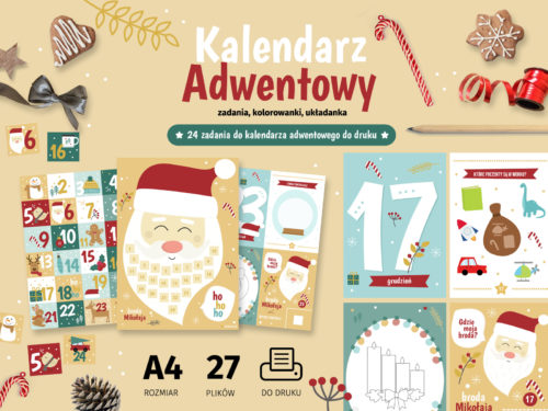 Zadania do kalendarza adwentowego do druku