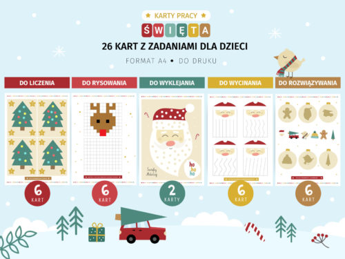Karty pracy Święta - do druku