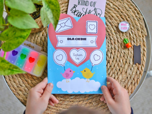 Lapbook na Walentynki - do druku