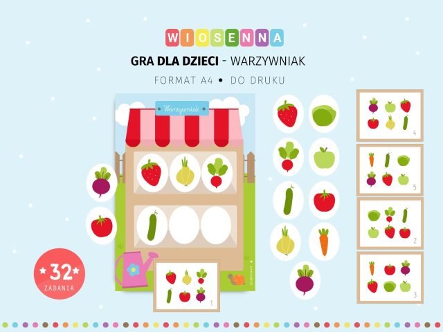 Wiosenna gra - Warzywniak