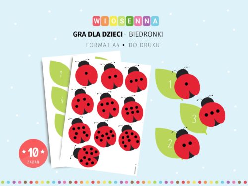 Wiosenna gra - Biedronki