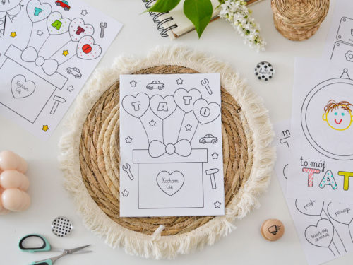 Kolorowanka dla taty - do druku