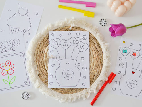 Kolorowanka dla mamy - do druku