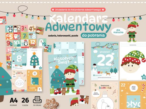 Kalendarz adwentowy do pobrania