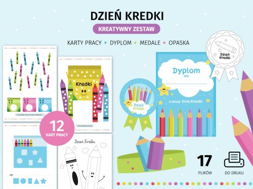 Dzień Kredki Karty pracy - do druku