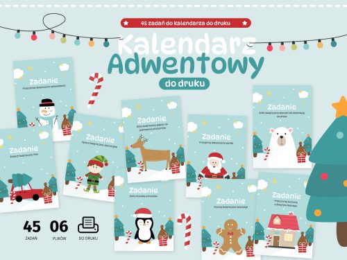 Zadania do kalendarza adwentowego do druku