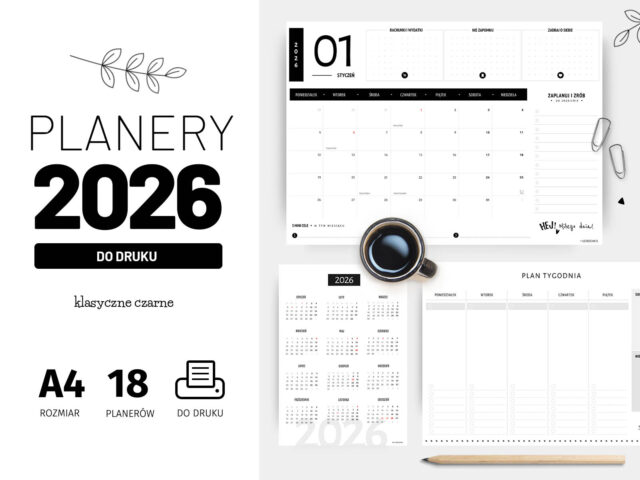 Planery 2026 do druku - czarne