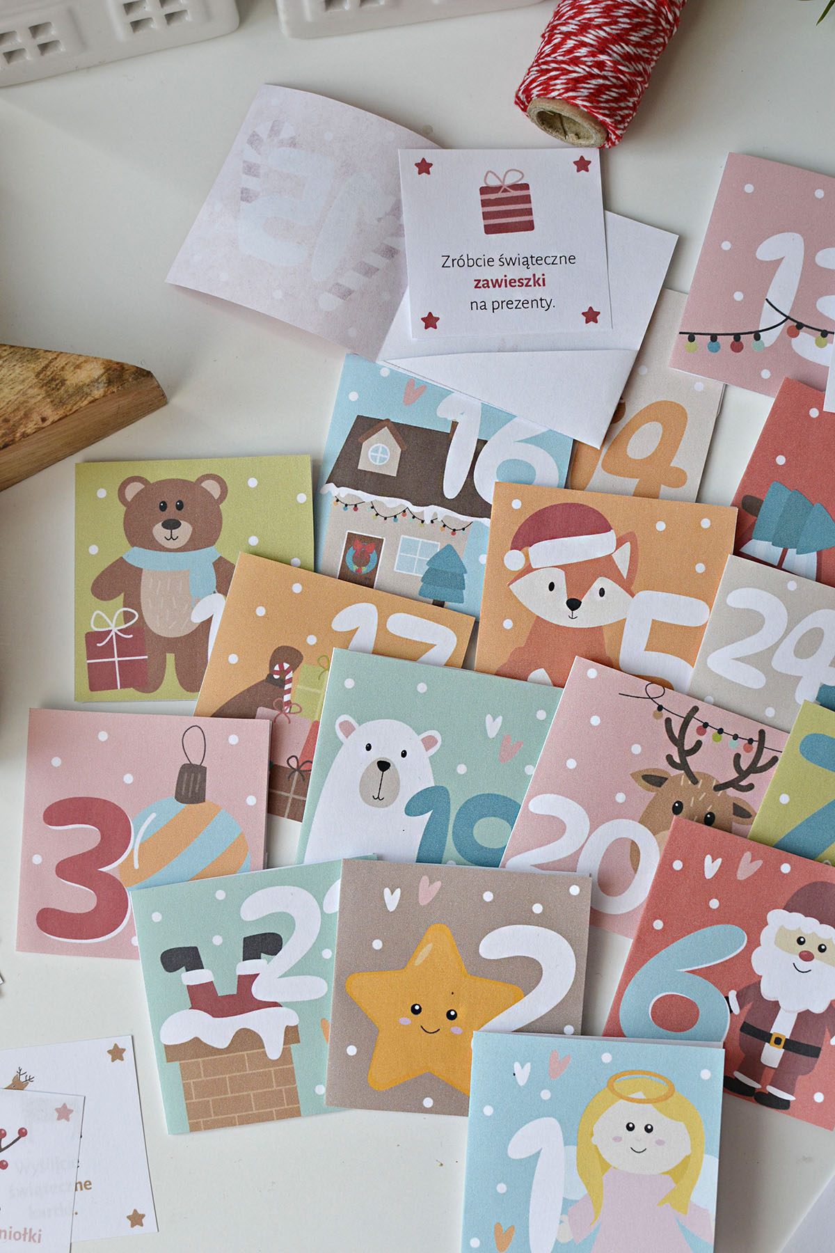 Zadania do kalendarza adwentowego do druku